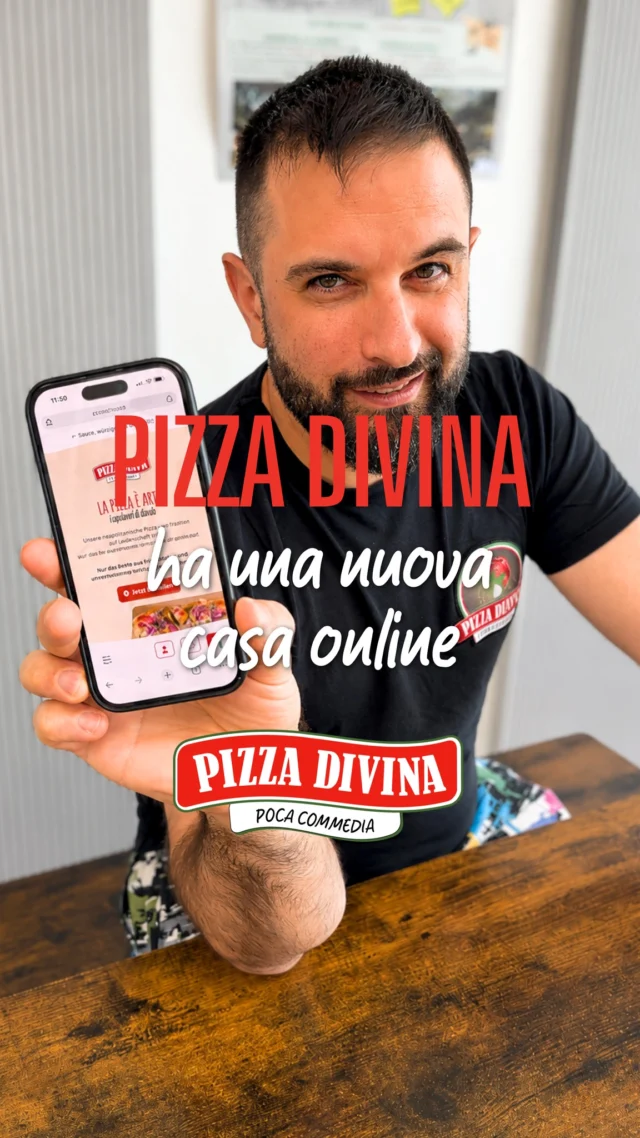 Pizza Divina ha una nuova casa online. 🌐🍕

Un luogo dove scoprire chi siamo, come lavoriamo e cosa rende ogni nostra pizza davvero nostra.

Negli ultimi mesi siamo cresciuti, ci siamo evoluti e abbiamo scelto di raccontarci meglio. Di aprire le porte del nostro mondo, non solo quelle del locale.

Dentro trovi la passione di una famiglia, il lavoro quotidiano, gli impasti, gli ingredienti del territorio e i valori che guidano ogni pizza che mettiamo sul banco.

Vuoi entrare nel nostro mondo? ❤️

Scopri cosa succede dietro il banco, dentro il forno e tra le storie che ogni giorno trasformiamo in pizza.

👉 Visita il nuovo sito https://pizzadivina.it

#pizzadivina #sitoweb #gemonadelfriuli #pizzeria #visita
